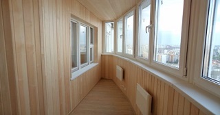 Внутренняя отделка лоджии Горячий Ключ, цена от 204 руб. м2